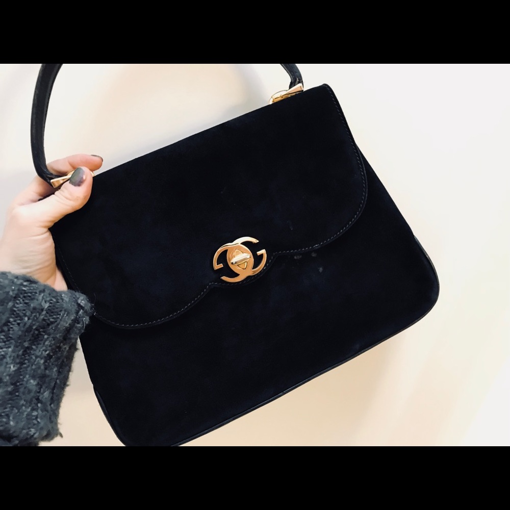 Vintage Gucci Suede handbag from 1960
